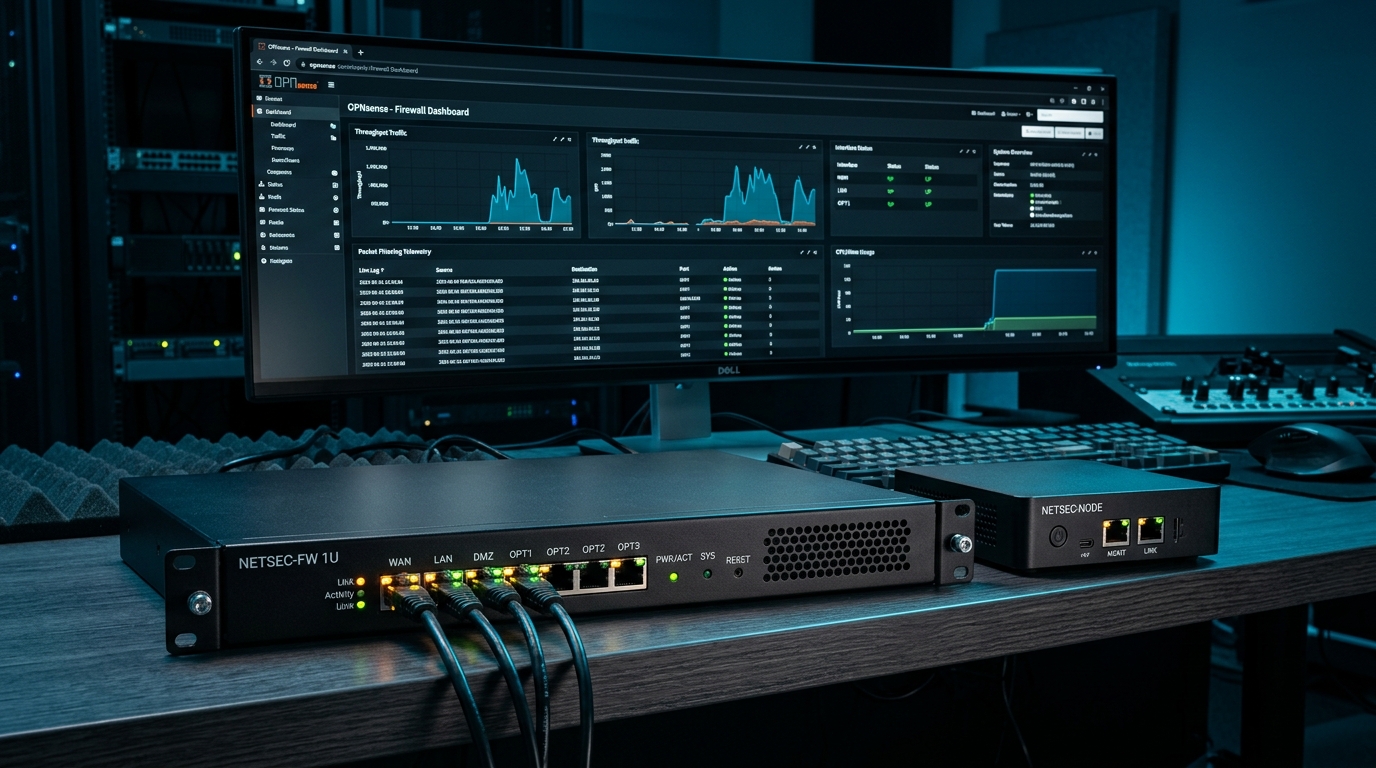 Firewall perimetral y ciberseguridad OPNsense